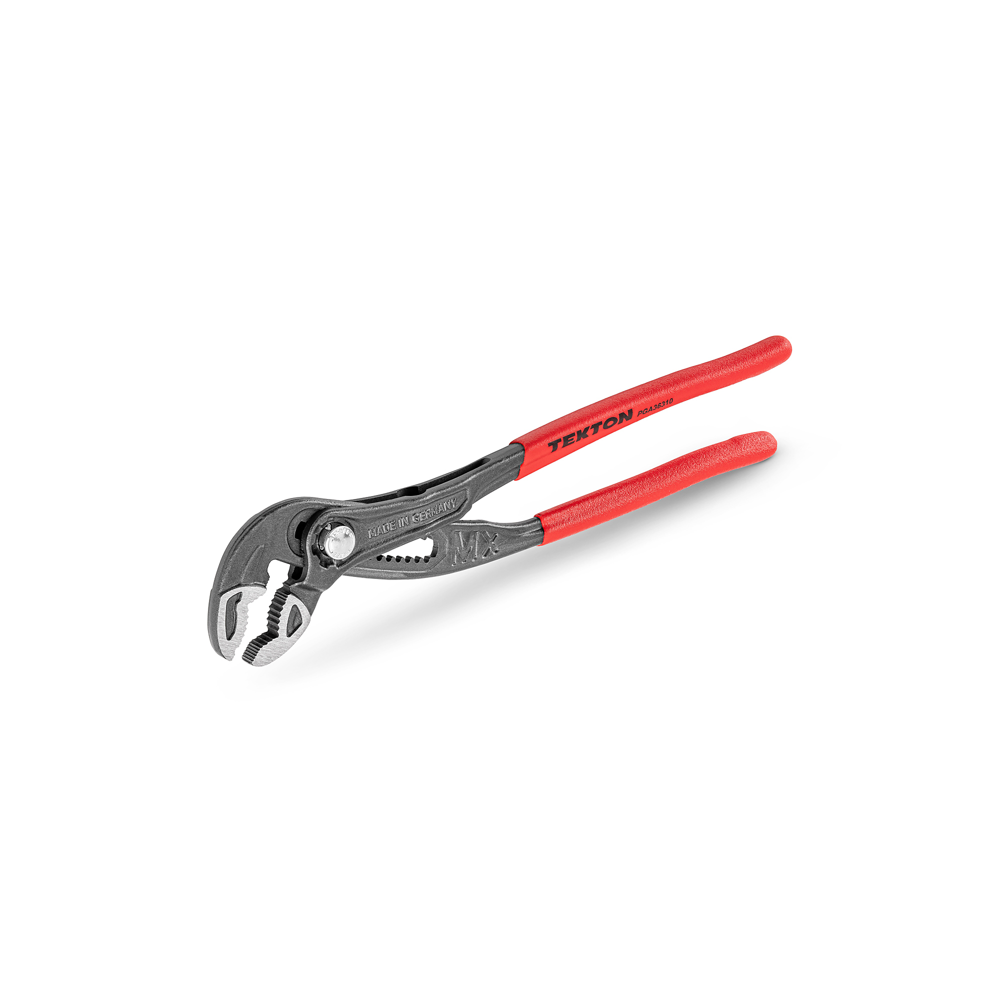 TEKTON 10 Inch Angle Nose Push Button Adjustable Pliers | PGA36310